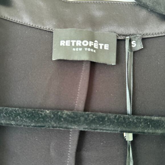 Retrofête Womens Svea Blouse Blazer Black Size S NWT - Picture 9 of 9